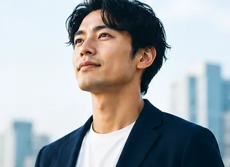 治療を検討する男性のイメージ