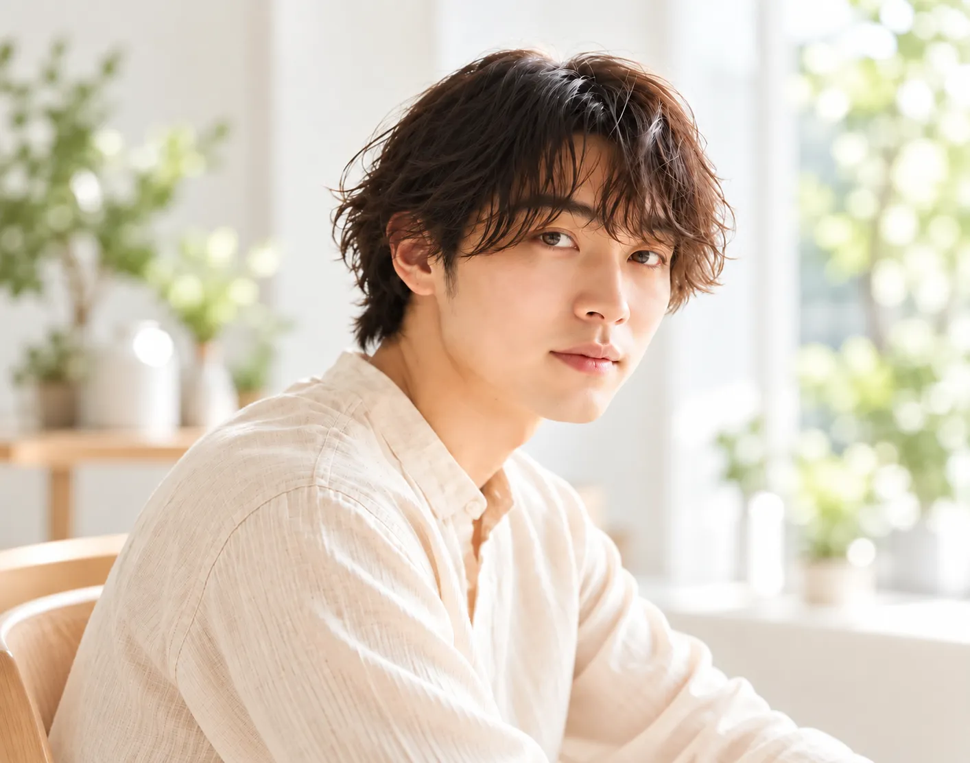 男性スタイリストのポートレート