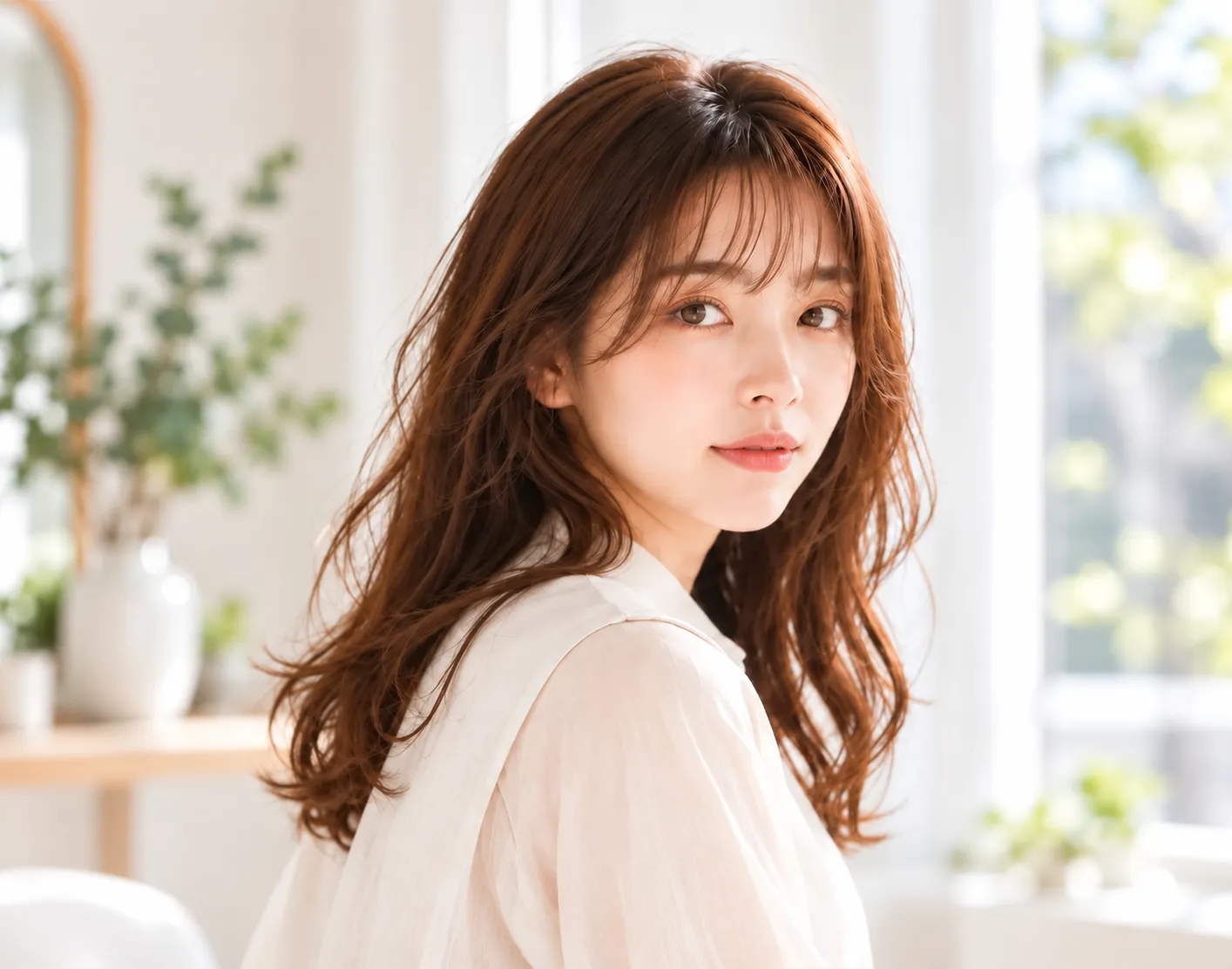 女性スタイリストのポートレート