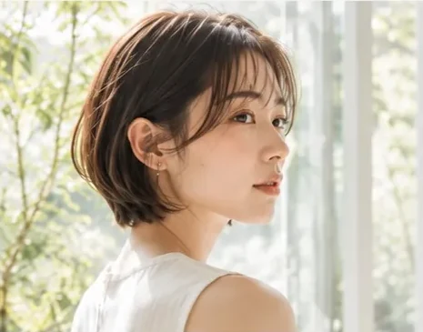 ショートヘアスタイル